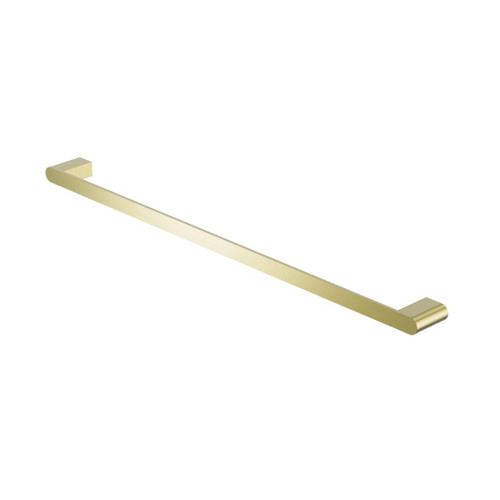 Bianca Single Towel Rail Brushed Gold 800mm
