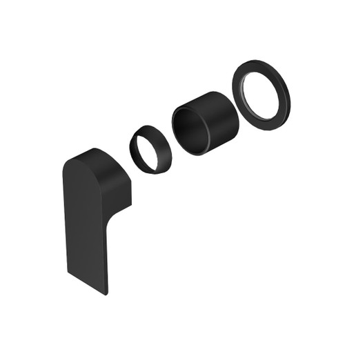 Bianca Shower Mixer Matte Black 60mm Plate Trim Kits Only