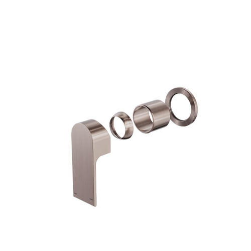 Bianca Shower Mixer Brushed Bronze 60mm Plate Trim Kits Only