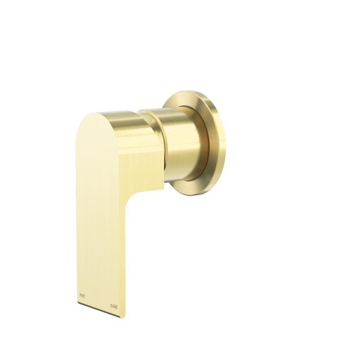 Bianca Shower Mixer Brushed Gold 60mm Plate