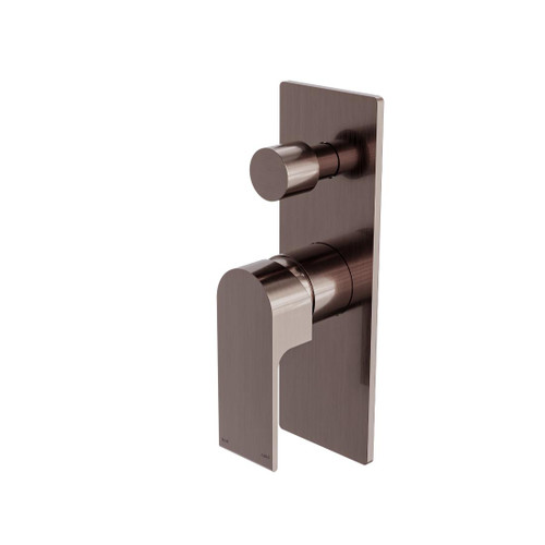 Bianca Shower Mixer With Divertor Brushed Bronze