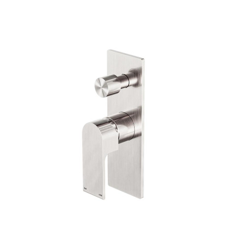 Bianca Shower Mixer With Divertor Brushed Nickel