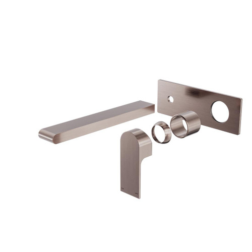 Bianca Wall Basin Bath Mixer Brushed Bronze 230mm Trim Kits Only