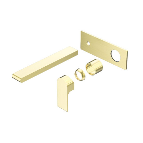 Bianca Wall Basin Bath Mixer Brushed Gold 230mm Trim Kits Only