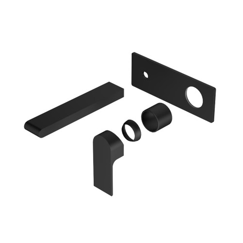 Bianca Wall Basin Bath Mixer Matte Black 187mm Trim Kits Only