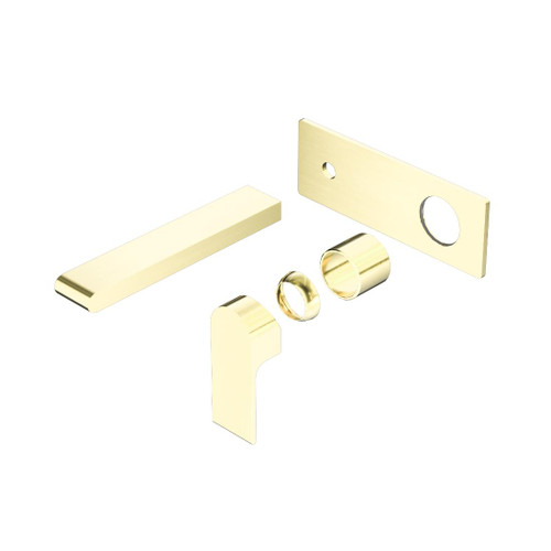 Bianca Wall Basin Bath Mixer Brushed Gold 187mm Trim Kits Only