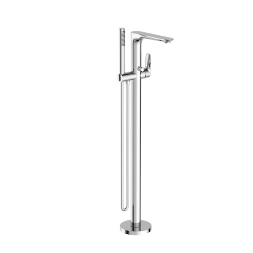 Bianca Freestanding Bath Mixer Chrome With Hand Shower