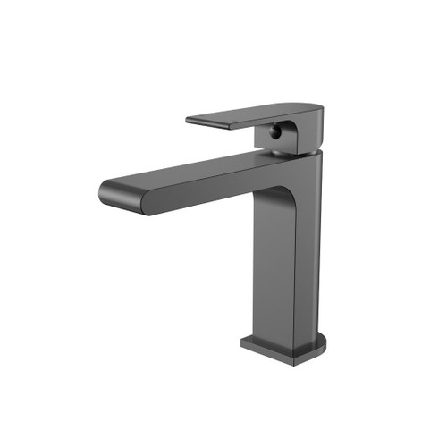 Bianca Basin Mixer Straight Spout Gun Metal