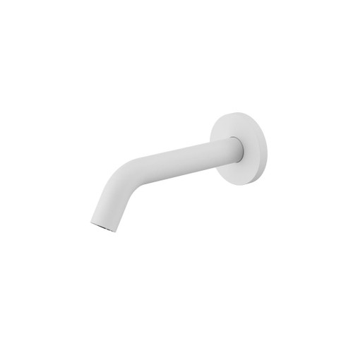 Commercial Mecca Wall Mount Sensor Tap Matte White 80mm Plate
