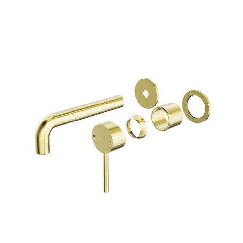 Dolce Wall Basin Bath Mixer Brushed Gold Separate Back Plate Trim Kits Only