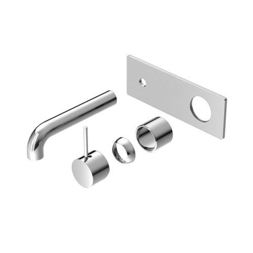 Mecca Wall Basin Bath Mixer Chrome Handle Up 120mm Trim Kits Only
