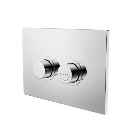 Mecca Care Flush Buttons Plate Chrome Raised Disabled Care Pneumatic DDA Compliant