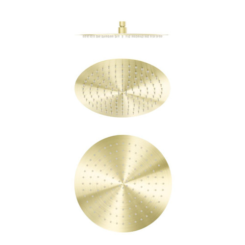 Zen Round Shower Head SS316L Brushed Gold 300mm