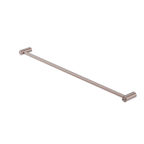 Zen Single Towel Rail SS316L Brushed Bronze 800mm