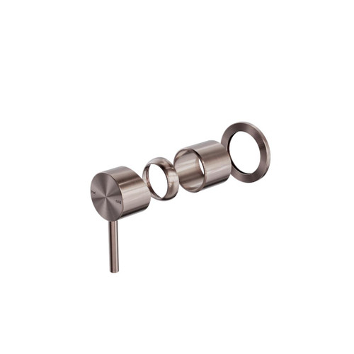 Zen Shower Mixer SS316L Brushed Bronze Trim Kits Only