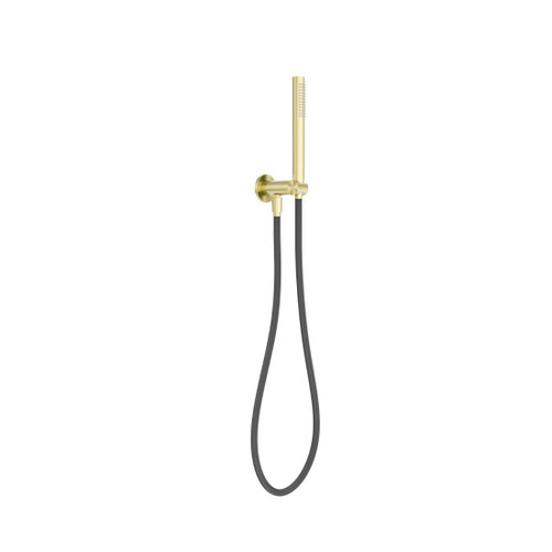 Zen Shower On Bracket SS316L Brushed Gold With Outdoor Shower Hose