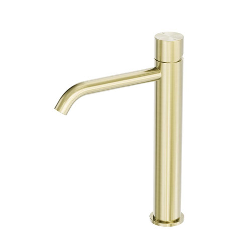 Zen Tall Basin Mixer SS316L Brushed Gold Handless