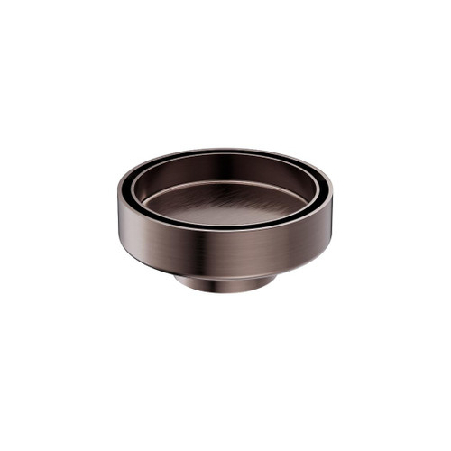 Floor Waste 100mm Round Tile Insert Brushed Bronze 50mm Outlet