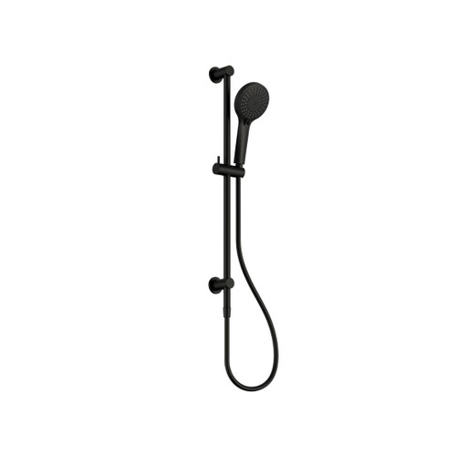 3-Function Shower Rail Matte Black
