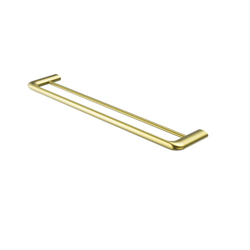 Elgin Double Towel Rail 600mm Brushed Gold