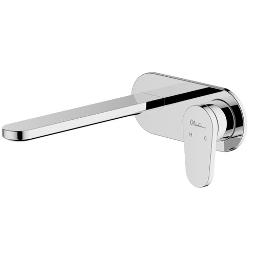 London Wall Mixer Set Chrome Lead Free