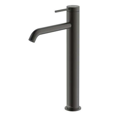 Venice Curved Basin Tower Mixer Gunmetal Lead Free