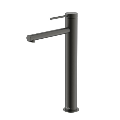 Venice Straight Basin Tower Mixer Gunmetal Lead Free