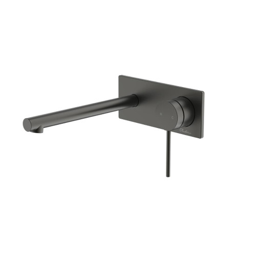 Venice Straight Wall Mixer Set Trim Kit Gunmetal Lead Free