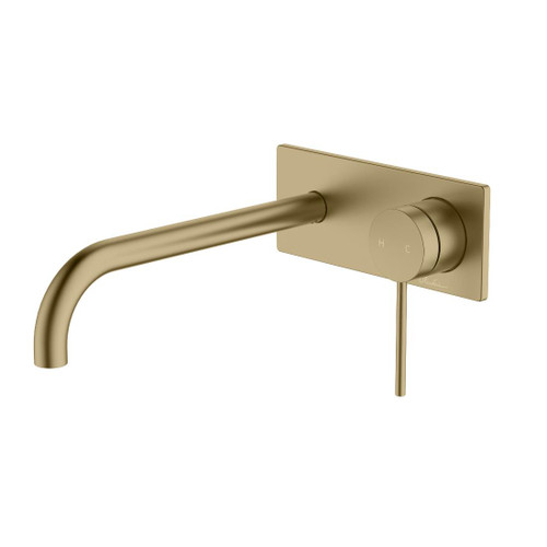 Venice Curved Wall Mixer Set Trim Kit Classic Gold Lead Free