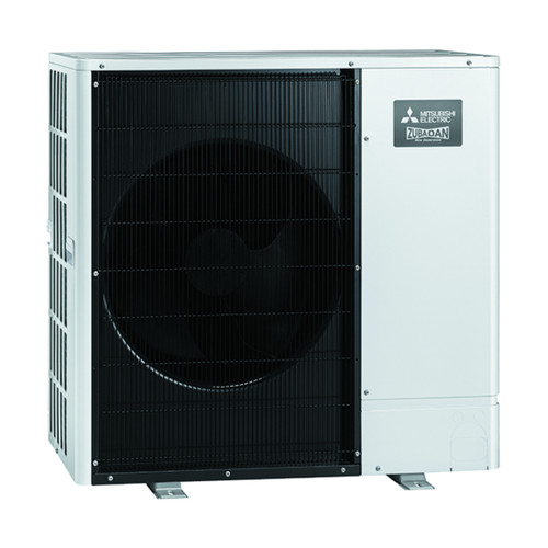 Ecodan Hot Water Heat Pump Outdoor Unit 11.2kW R32 With Water Pipe Connection PUZ-WM112VAA-BS