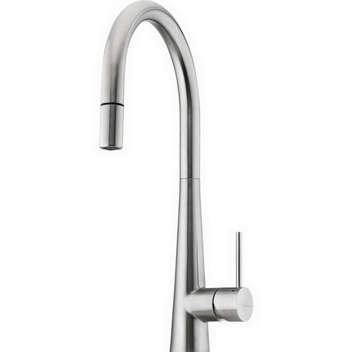 Essente 316 Kitchen Mixer Gooseneck Brushed Stainless Steel Leadfree