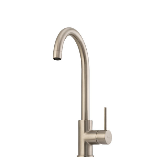 Venice Kitchen Mixer Gooseneck Brushed Nickel Leadfree
