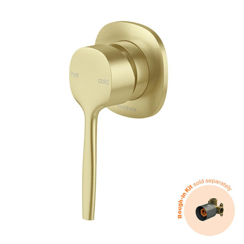 Vask Shower / Wall Mixer SwitchMix Fit-Off Kit Only Brushed Gold