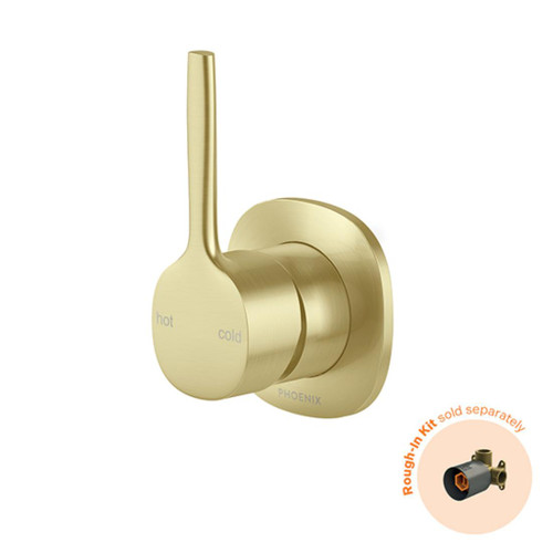 Vask Shower / Wall Mixer Pin Up SwitchMix Fit-Off Kit Only Brushed Gold