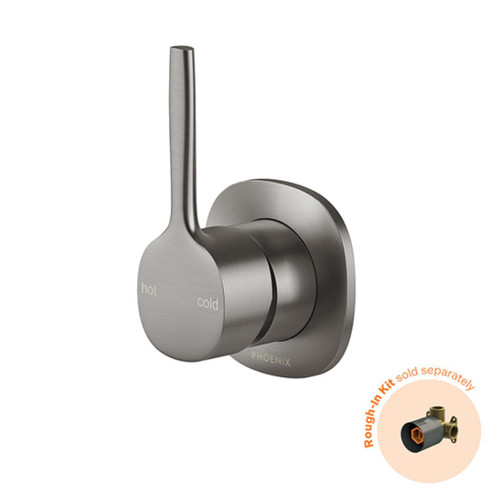 Vask Shower / Wall Mixer Pin Up SwitchMix Fit-Off Kit Only Brushed Carbon