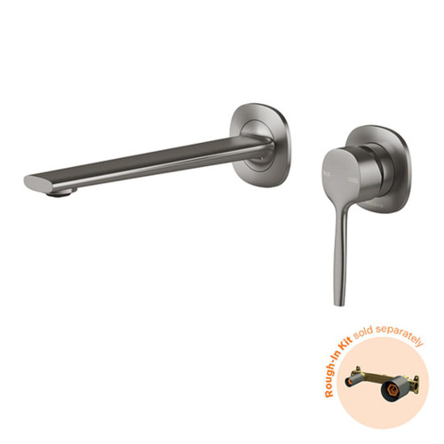 Vask Wall Basin / Bath Mixer Set SwitchMix Fit-Off Kit Only Brushed Carbon