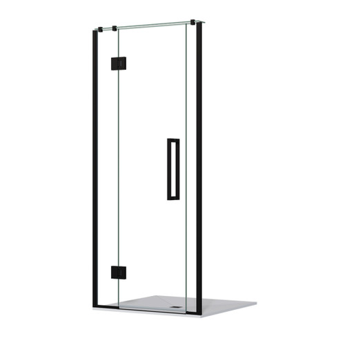Acclaim Tile Shower 3 Sided Recessed Centre Waste Black 900 x 900mm