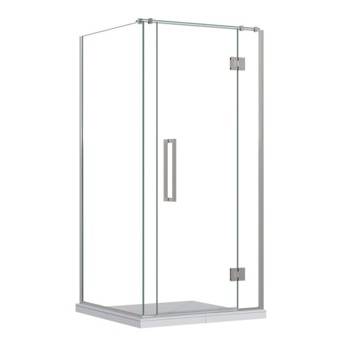 Acclaim Tile Shower 2 Sided Hobbed Centre Waste Chrome RH 1000 x 1200mm