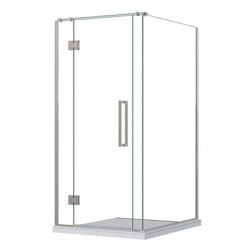 Acclaim Tile Shower 2 Sided Hobbed Channel Drain Chrome LH 1000 x 1200mm