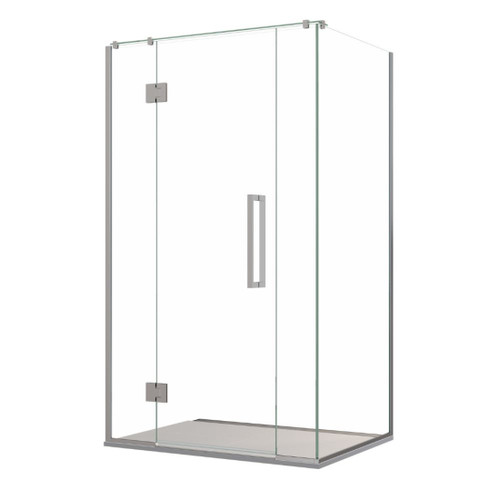 Acclaim Tile Shower 2 Sided Recessed Channel Drain Chrome 1200 x 900mm