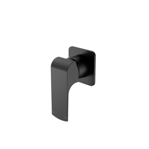 Elgin Shower Mixer Square Back Plate Matte Black Lead Free