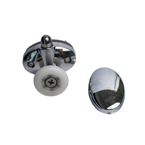 Shower Bottom Roller Single Wheel & Double Clasp