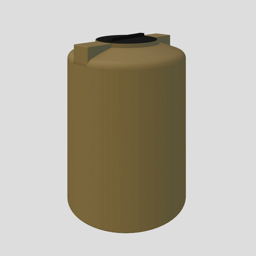 Water Tank 600 Litres Clay Brown - South Island