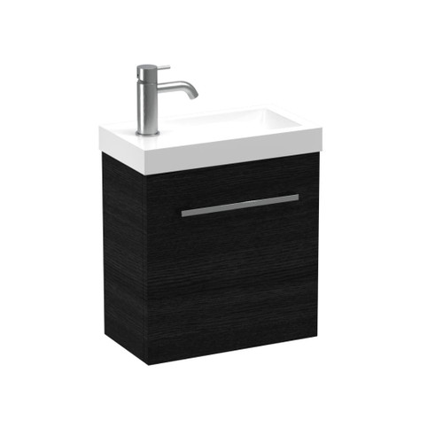 Mia 400 Wall Vanity Black MP40.BL