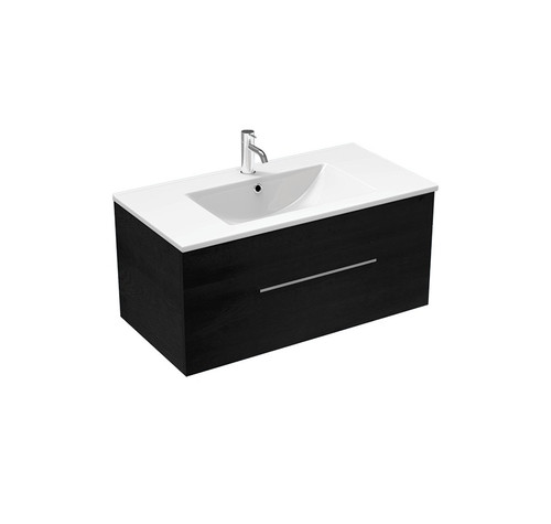 Mia 900 1 Drawer Vanity Black MA90SD.BL