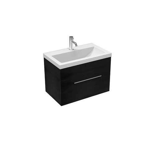Mia Slim 600 1 Drawer Vanity Black MS60SD.BL
