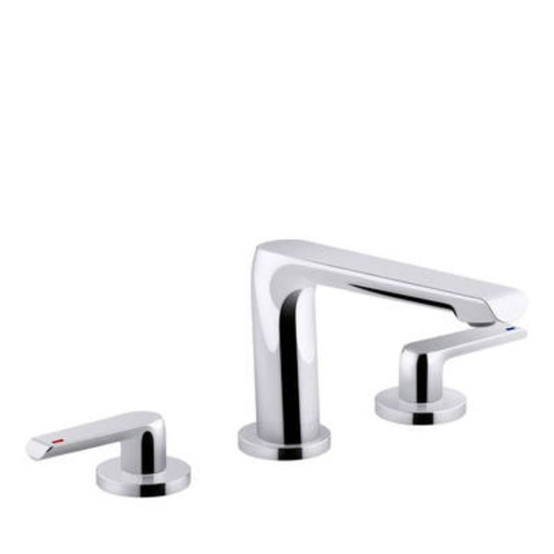 Avid Bath Set With Lever Handles Polished Chrome 183 x 252mm 97363T-4E-CP