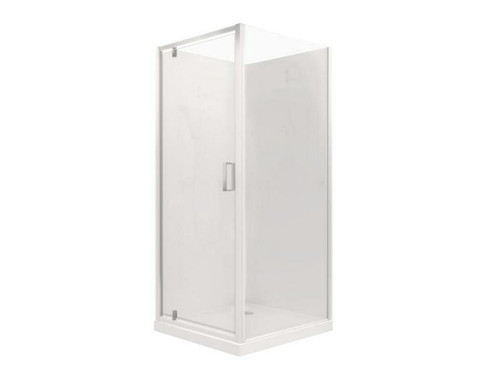 Valencia Elite Shower Square Corner 9 x 9 Satin Tile Centre Waste 706812A-SS