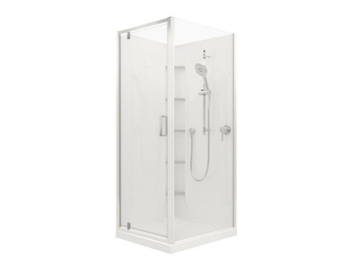 Valencia Elite Shower Suite Square 750 x 900 Flat LH Centre Waste 706752A-SHP