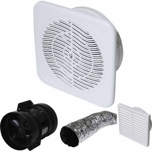 Clearflow Inline Bathroom Extractor Fan 150mm FV102